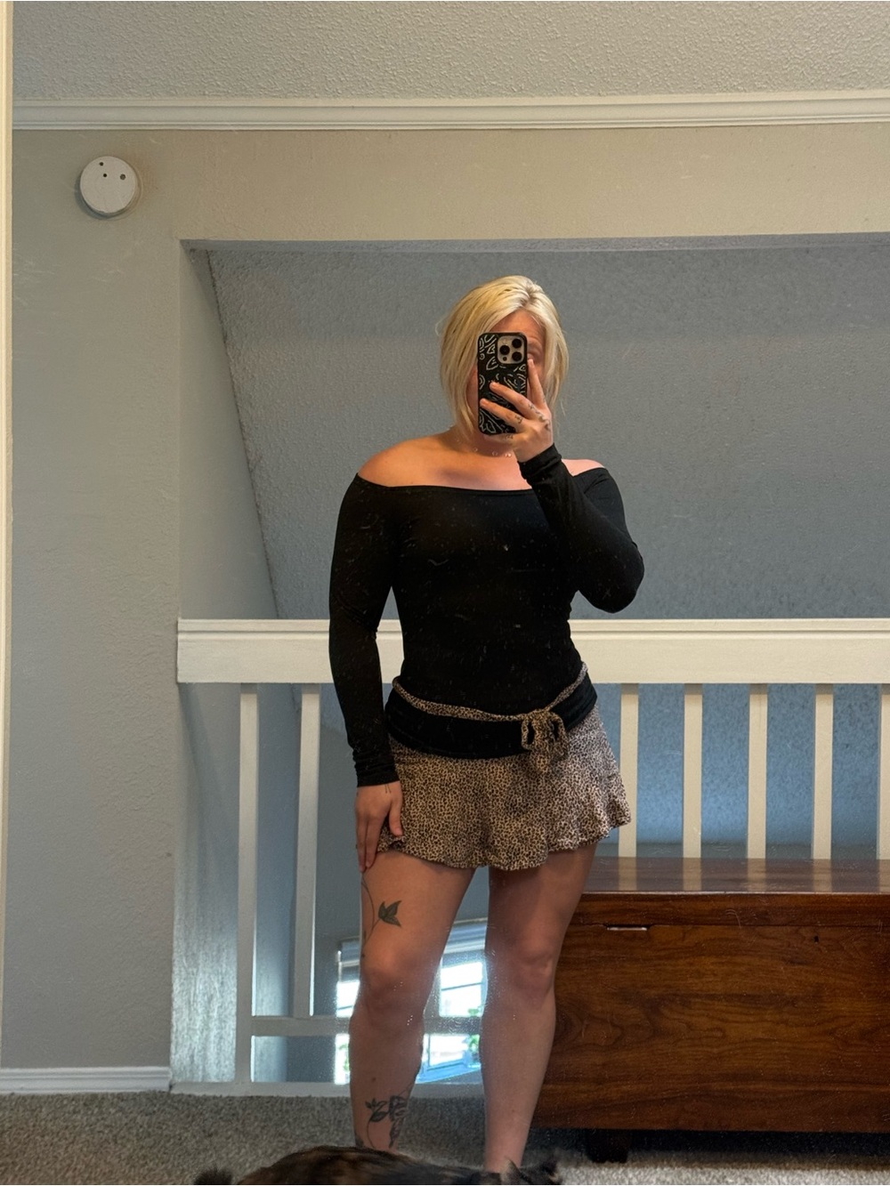 cheetah print skirt